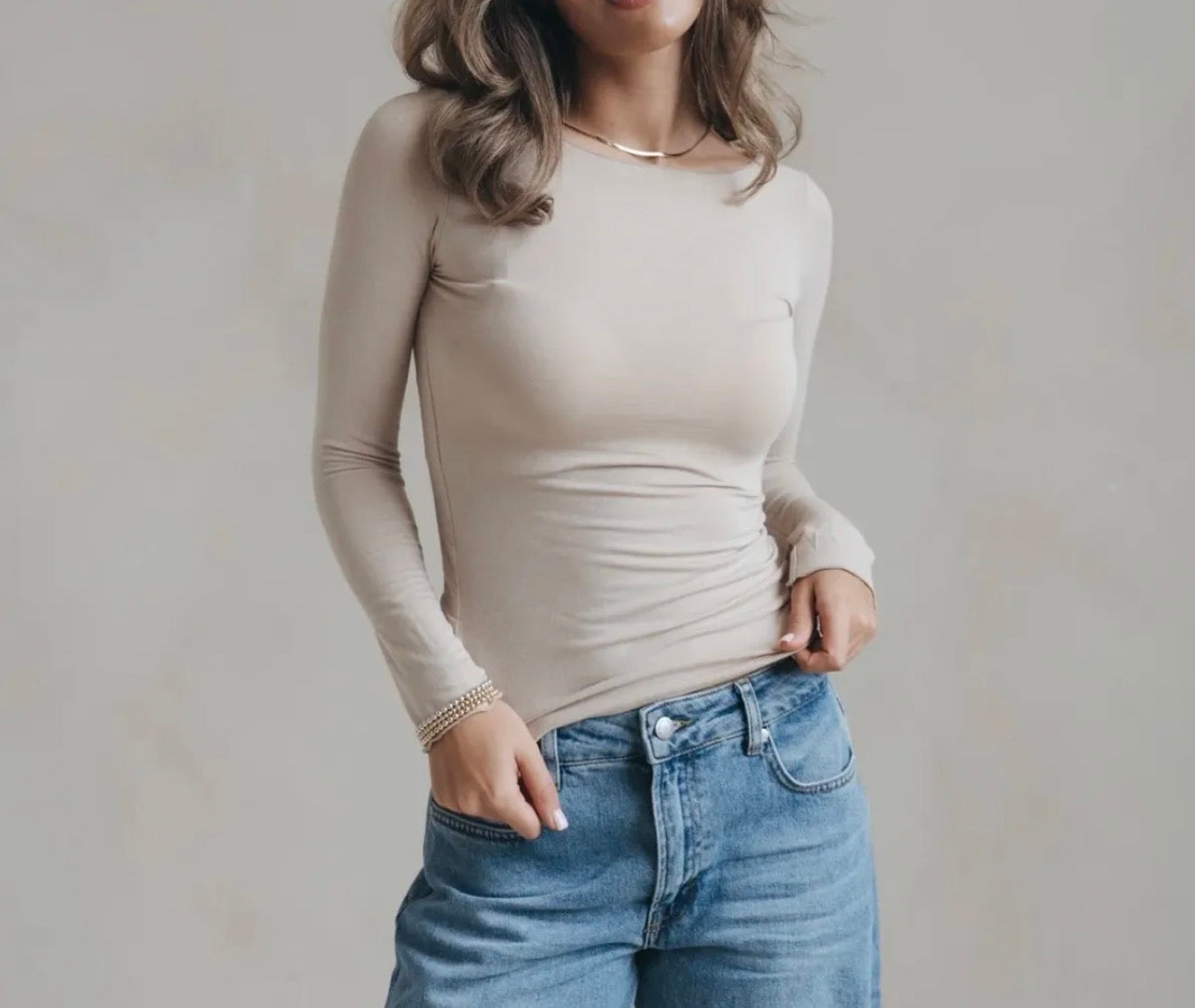 ⊹ EMI Longsleeve Beige ⊹