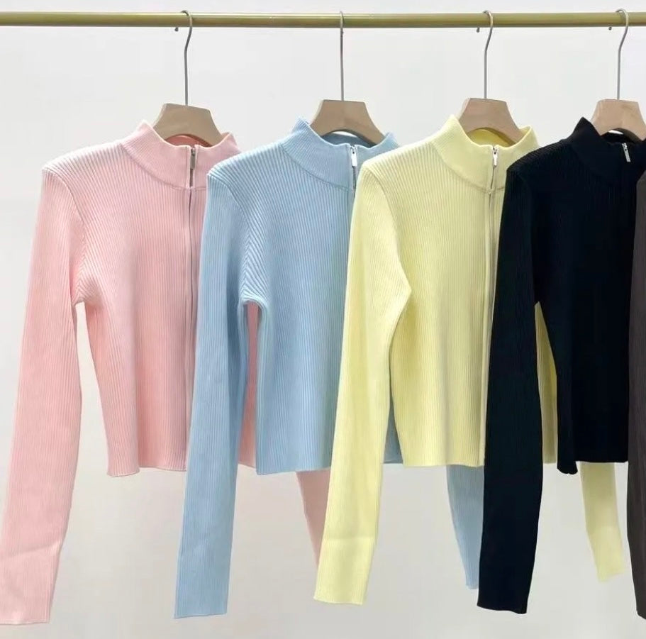 ⊹ NEO Strickjacke Rose, Blue, Butteryellow ⊹