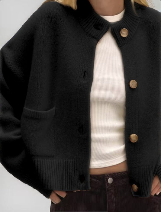 ⊹ Liz Strickjacke Schwarz ⊹