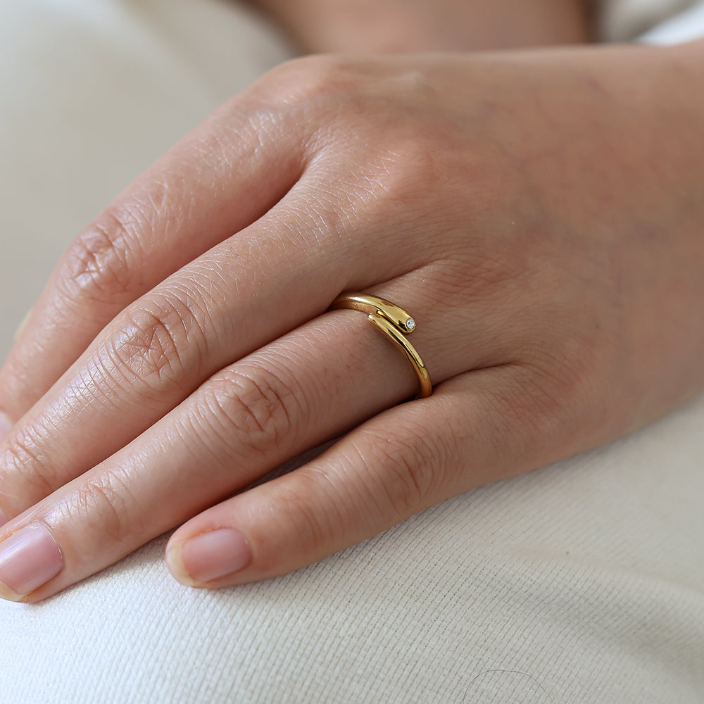 ⊹ FINE Ring Gold ⊹