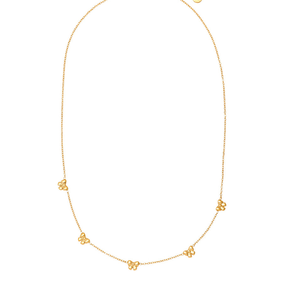 ⊹ BOWTIE Halskette Gold ⊹