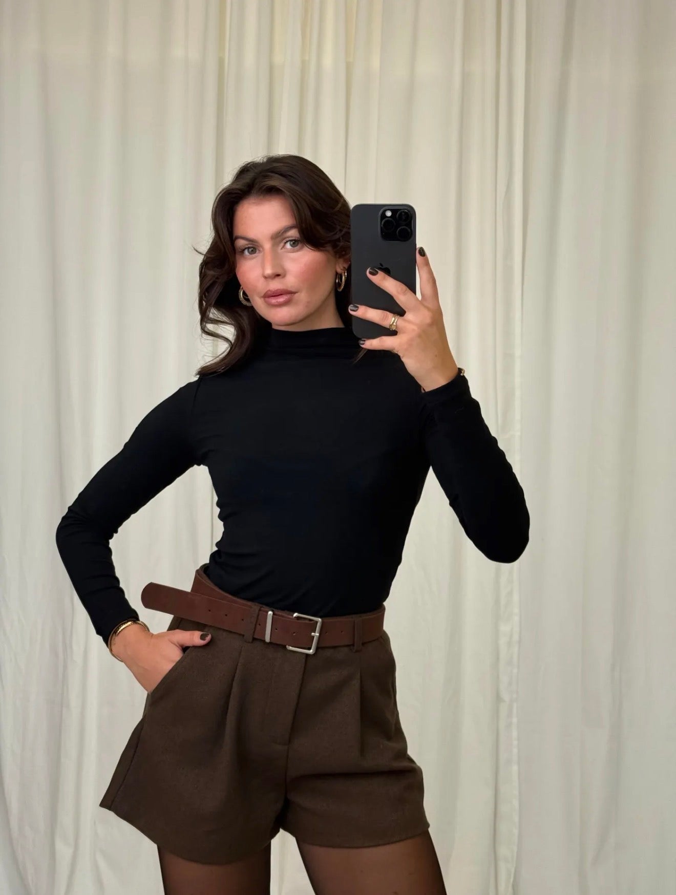 ⊹ KESSI Short Brown ⊹