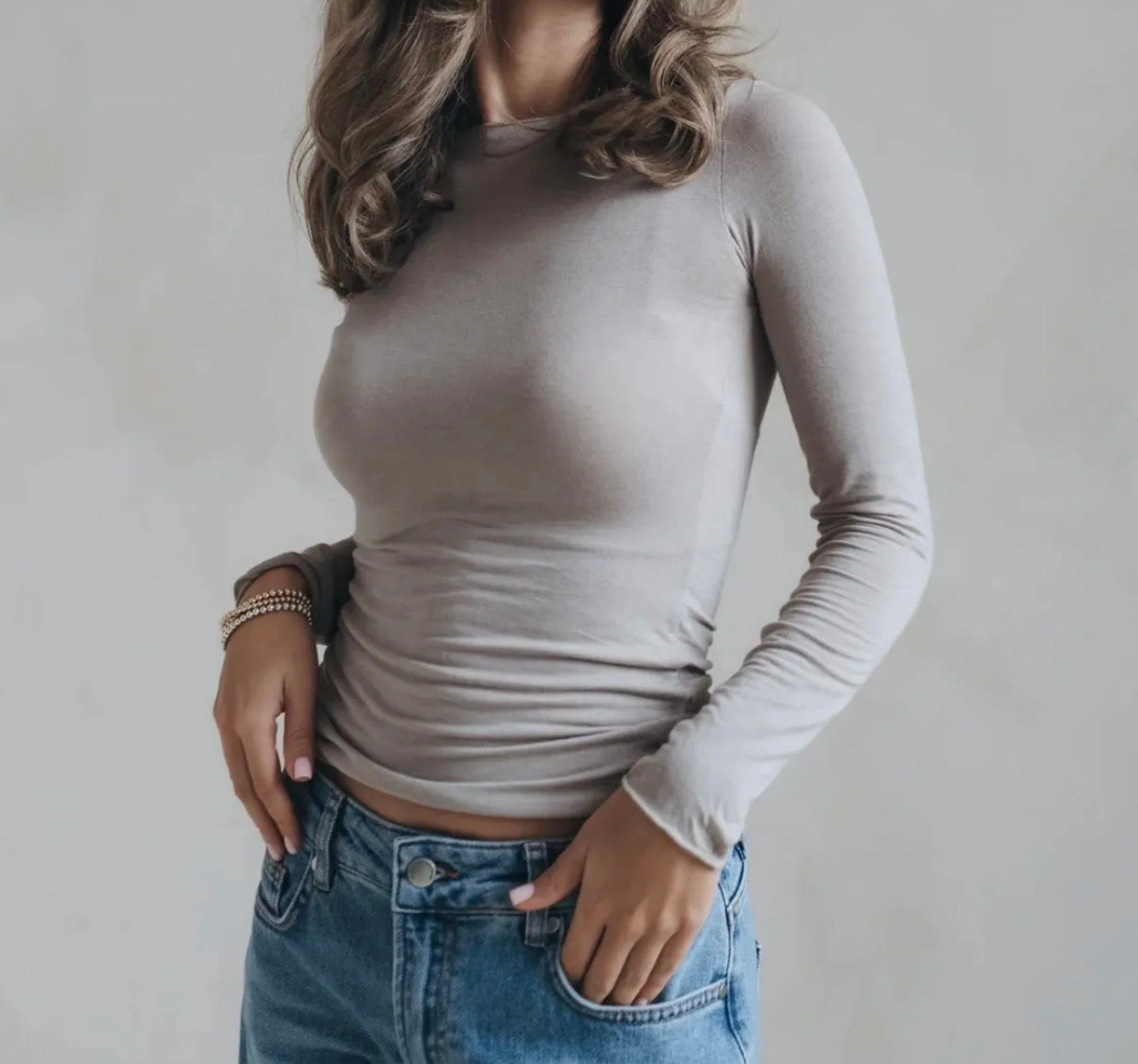 ⊹ EMI Longsleeve Taupe ⊹