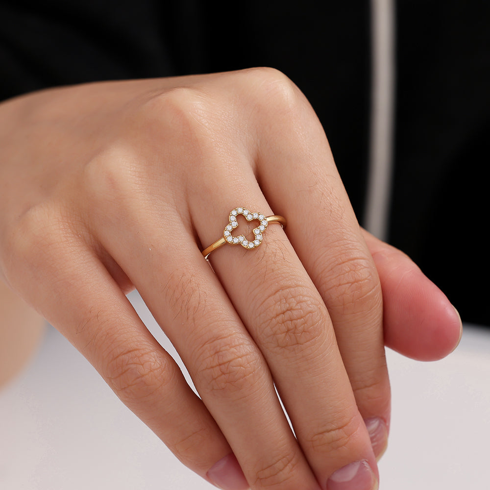 ⊹ CLOVER DIAMOND Ring ⊹