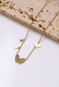 ⊹ BUTTERFLY Halskette Gold ⊹