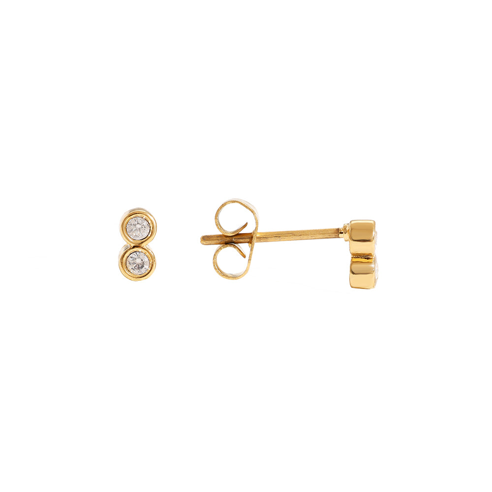 ⊹ BUBBLE Ohrstecker Gold ⊹