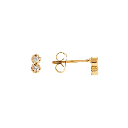 ⊹ BUBBLE Ohrstecker Gold ⊹