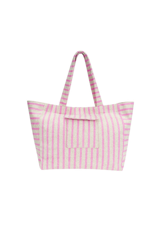 ⊹ STELLA Shopper Beige/Rose ⊹