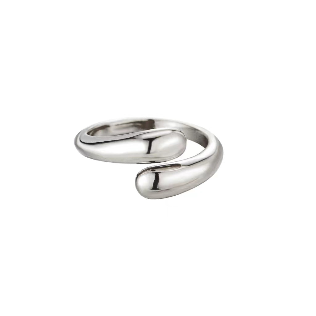 ⊹ BIG DROPS Ring Silber ⊹