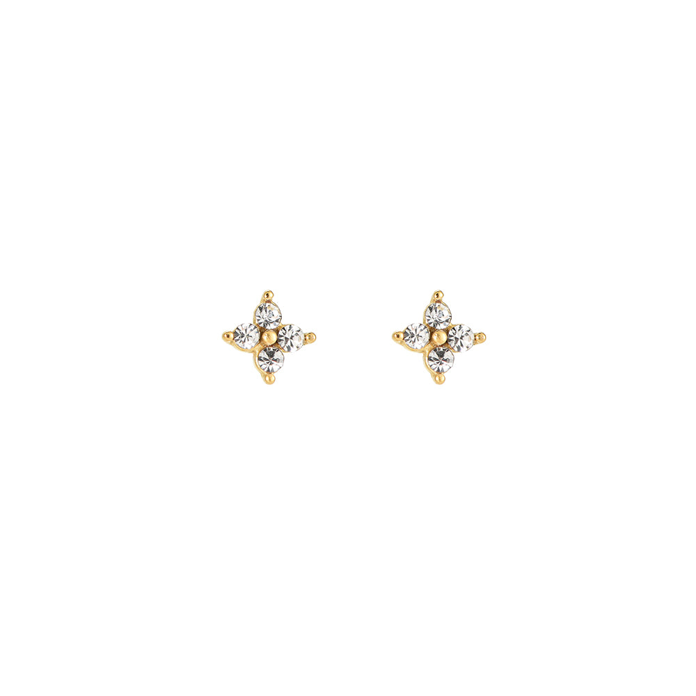 ⊹ LEANA Ohrstecker Gold ⊹