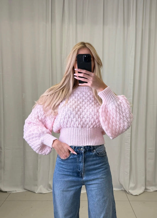 ⊹ FIONA Strickpullover Rosa ⊹
