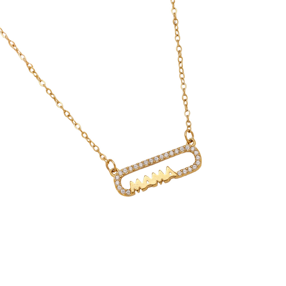 ⊹ MAMA Halskette Gold ⊹