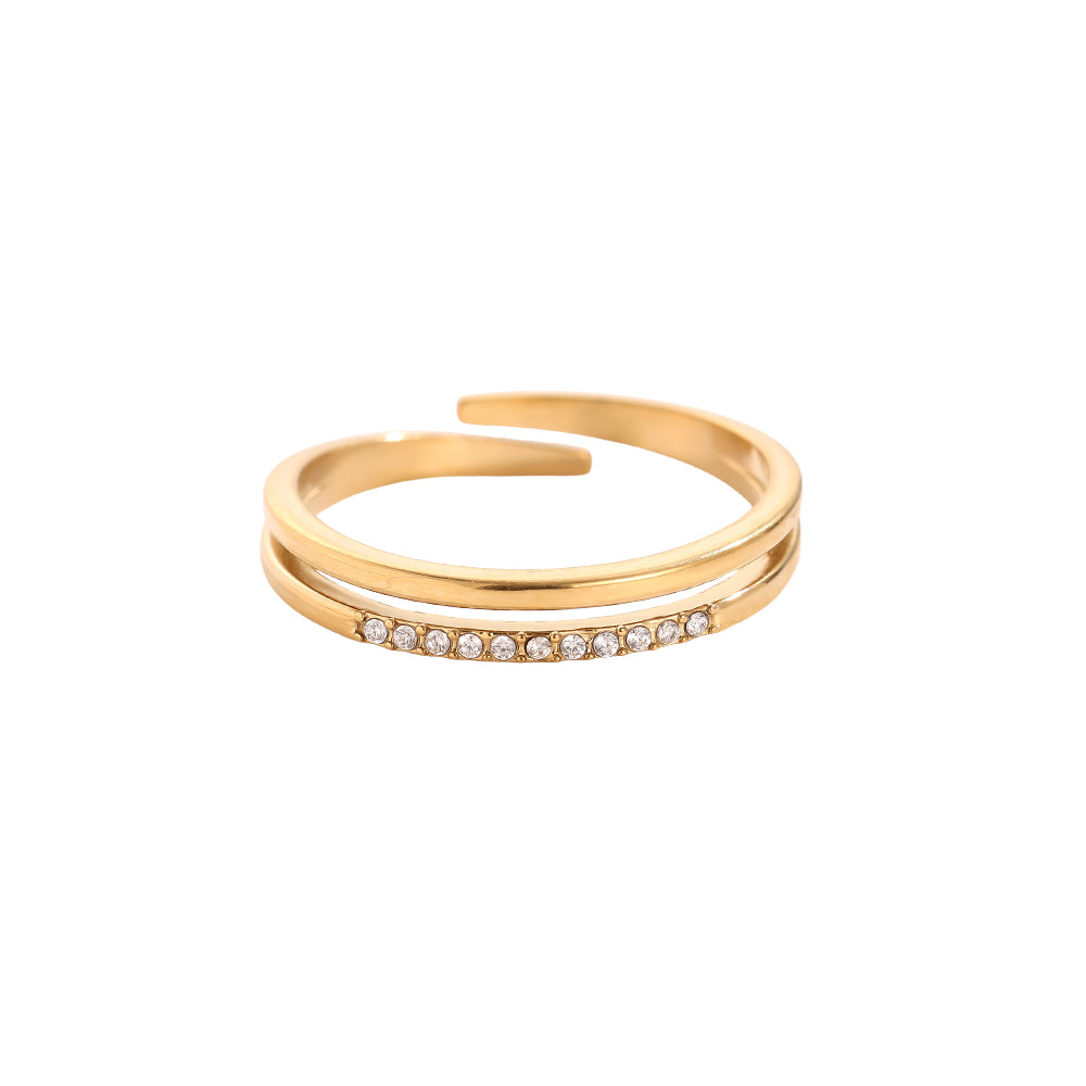 ⊹ PIPER Ring Gold ⊹