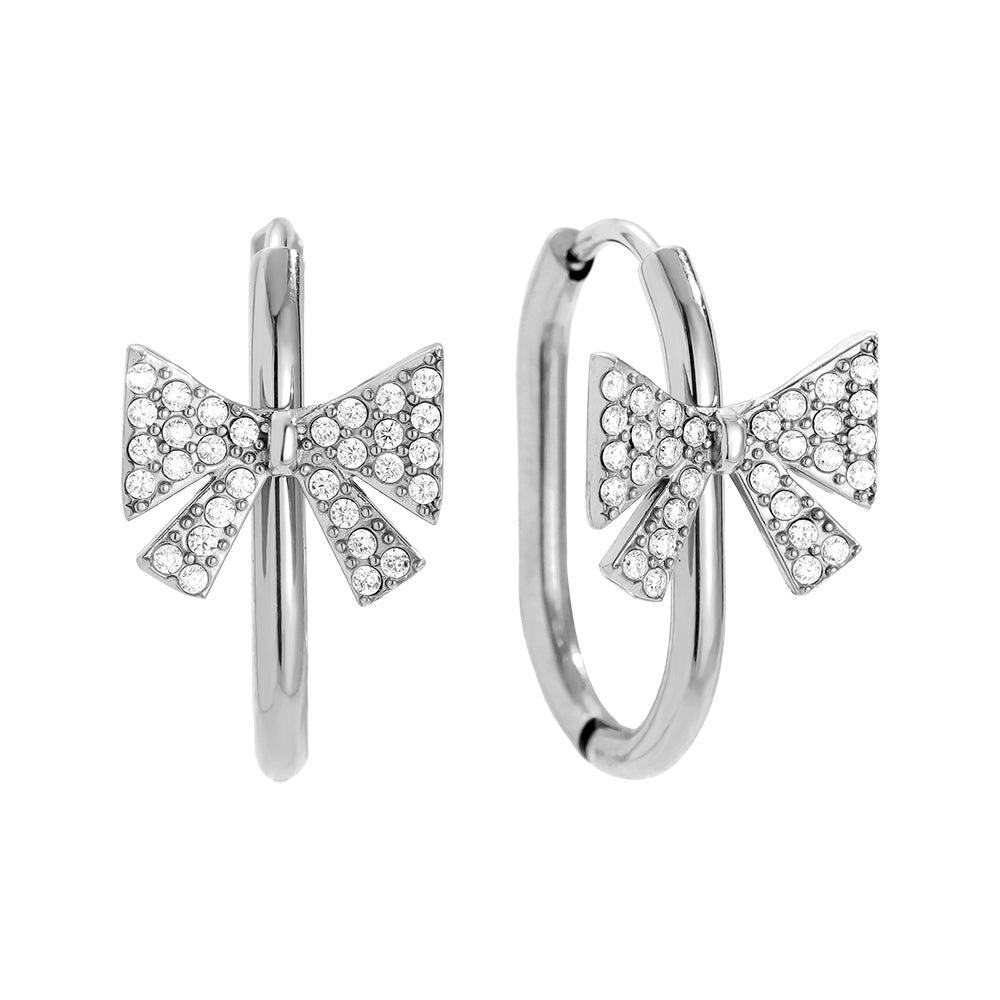 ⊹ SCHLEIFI Diamond Creolen Silber ⊹