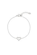 ⊹ HEARTFUL Armband Silber ⊹