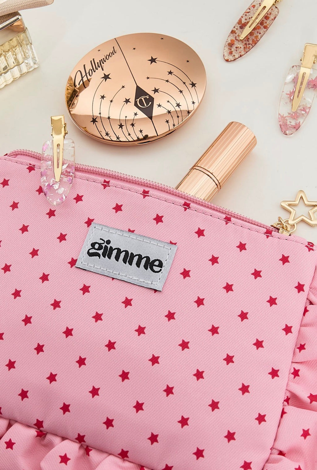 ⊹ STARS Bag Midi Rose ⊹