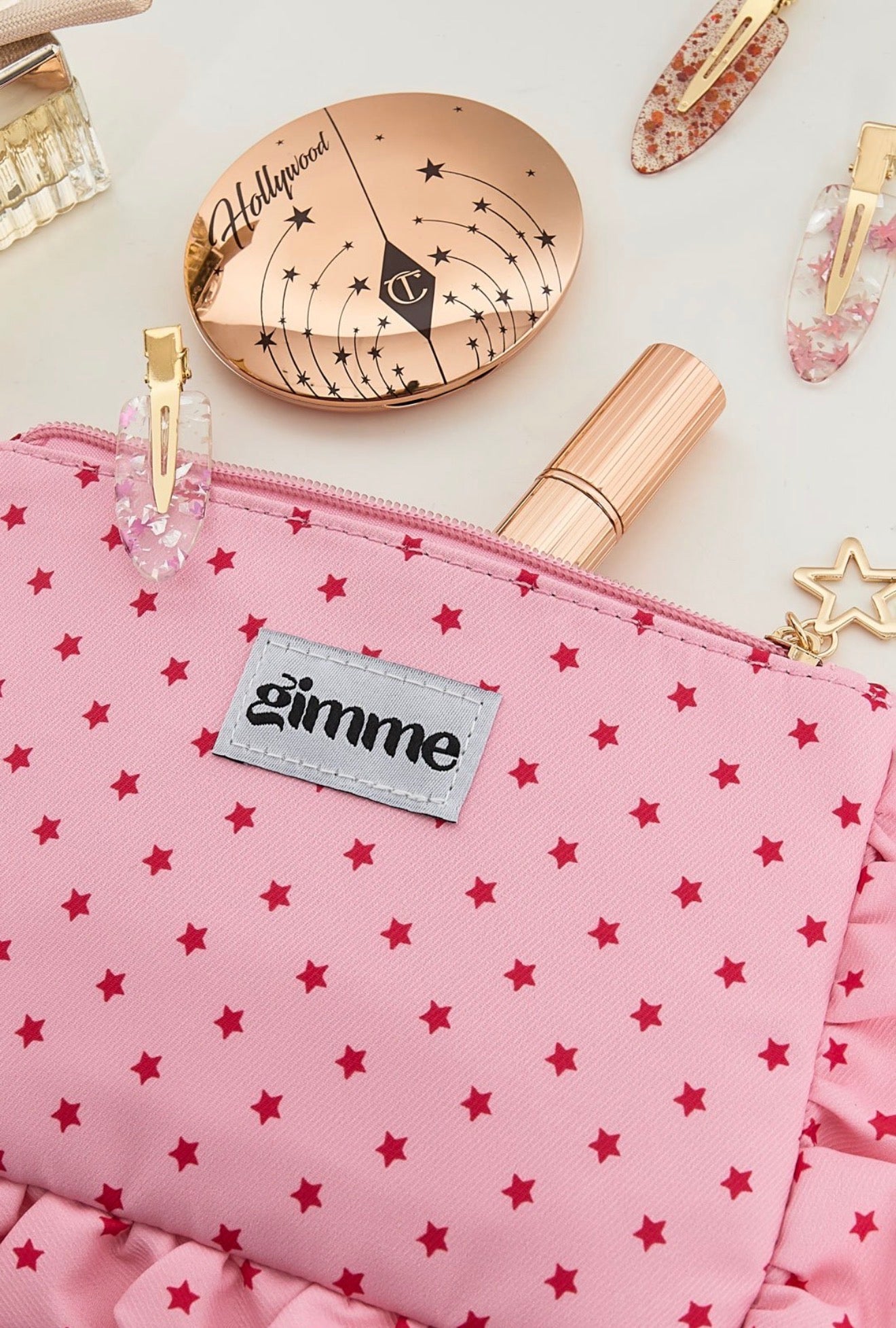 ⊹ STARS Bag Midi Rose ⊹