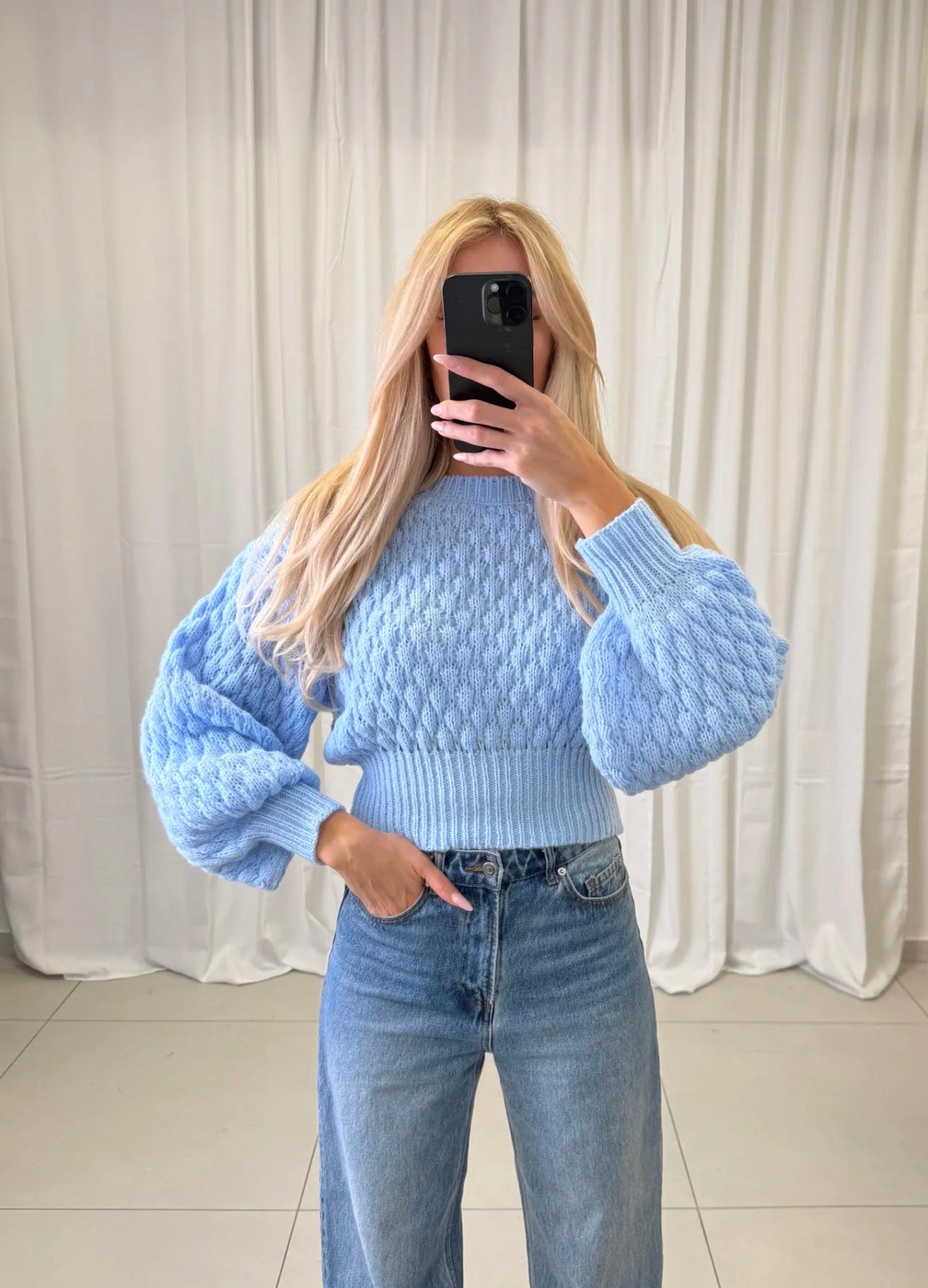 ⊹ FIONA Strickpullover Blue ⊹