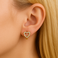 ⊹ LINÉA Diamond Creolen Gold ⊹
