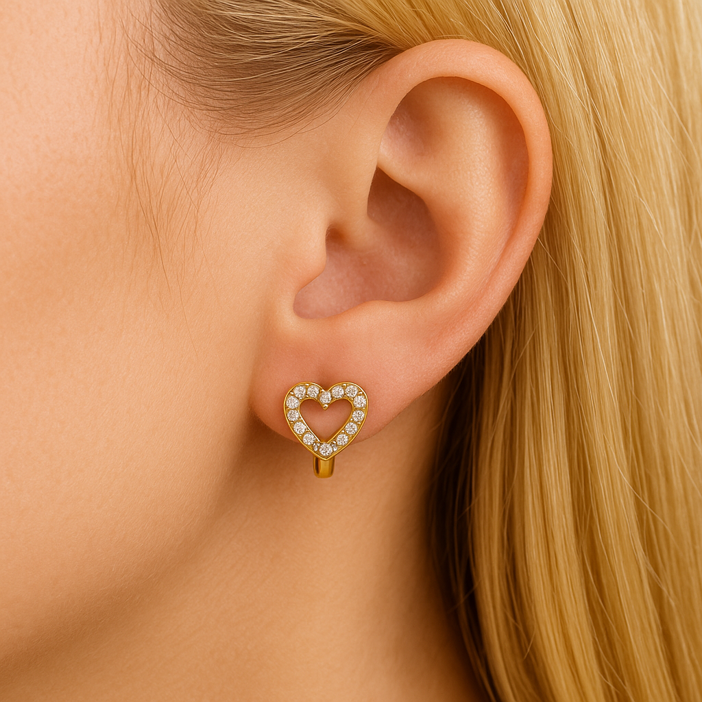 ⊹ LINÉA Diamond Creolen Gold ⊹