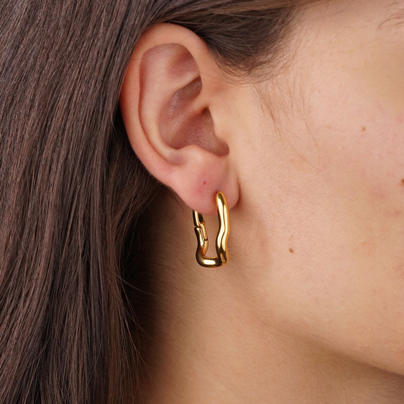 ⊹ SERENA Ohrringe Gold ⊹