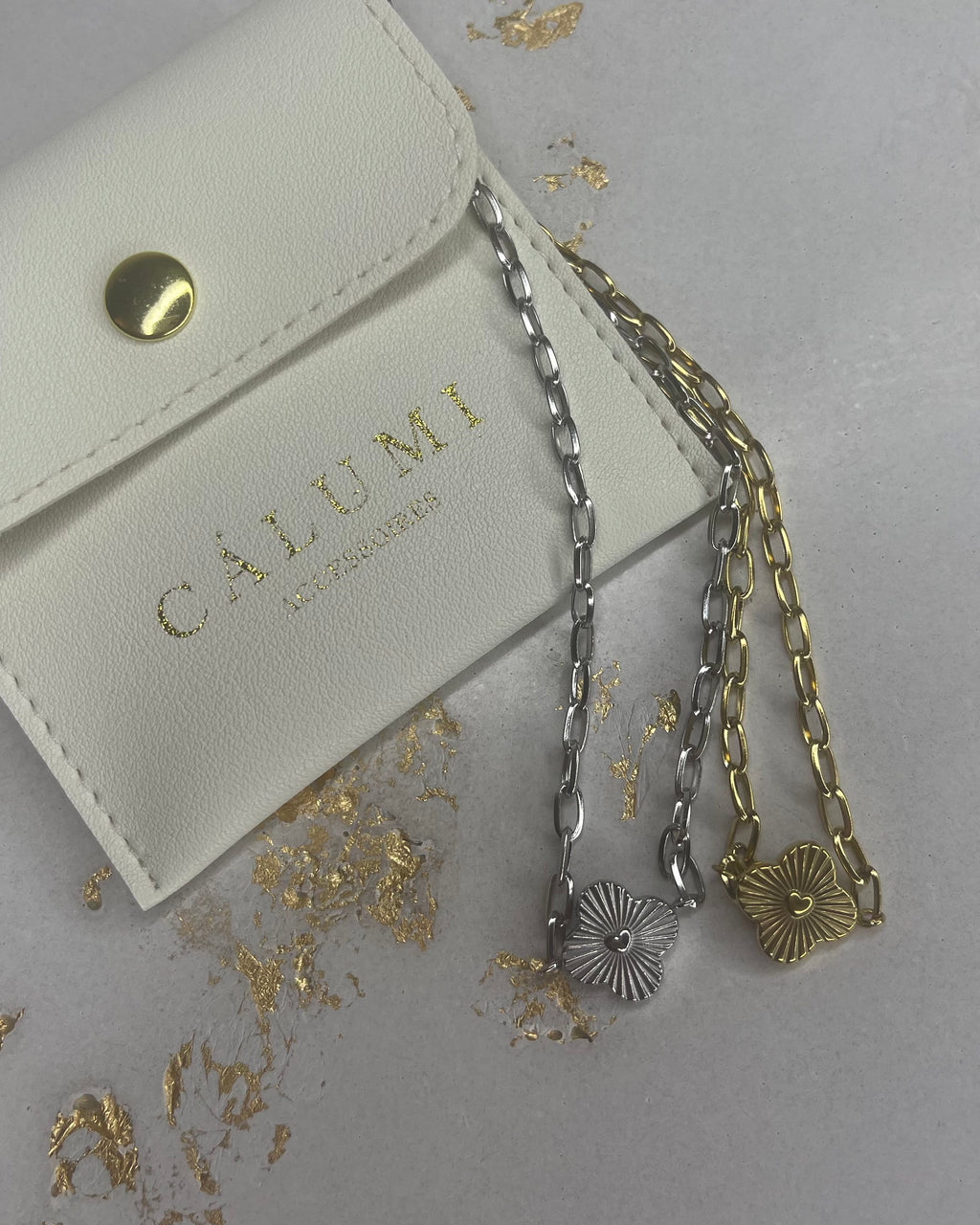 ⊹ CLAIRE Kette Gold & Silber ⊹