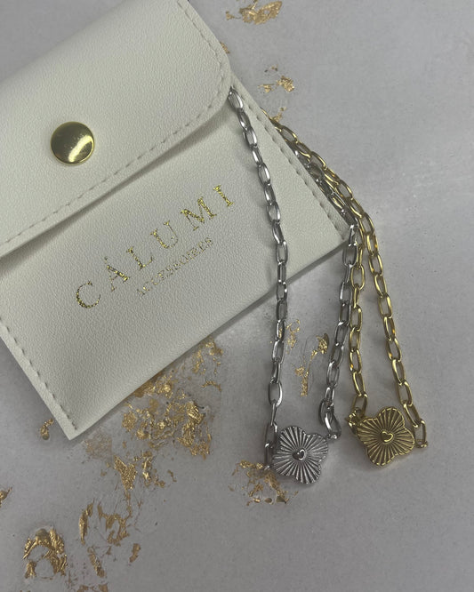 ⊹ CLAIRE Kette Gold & Silber ⊹
