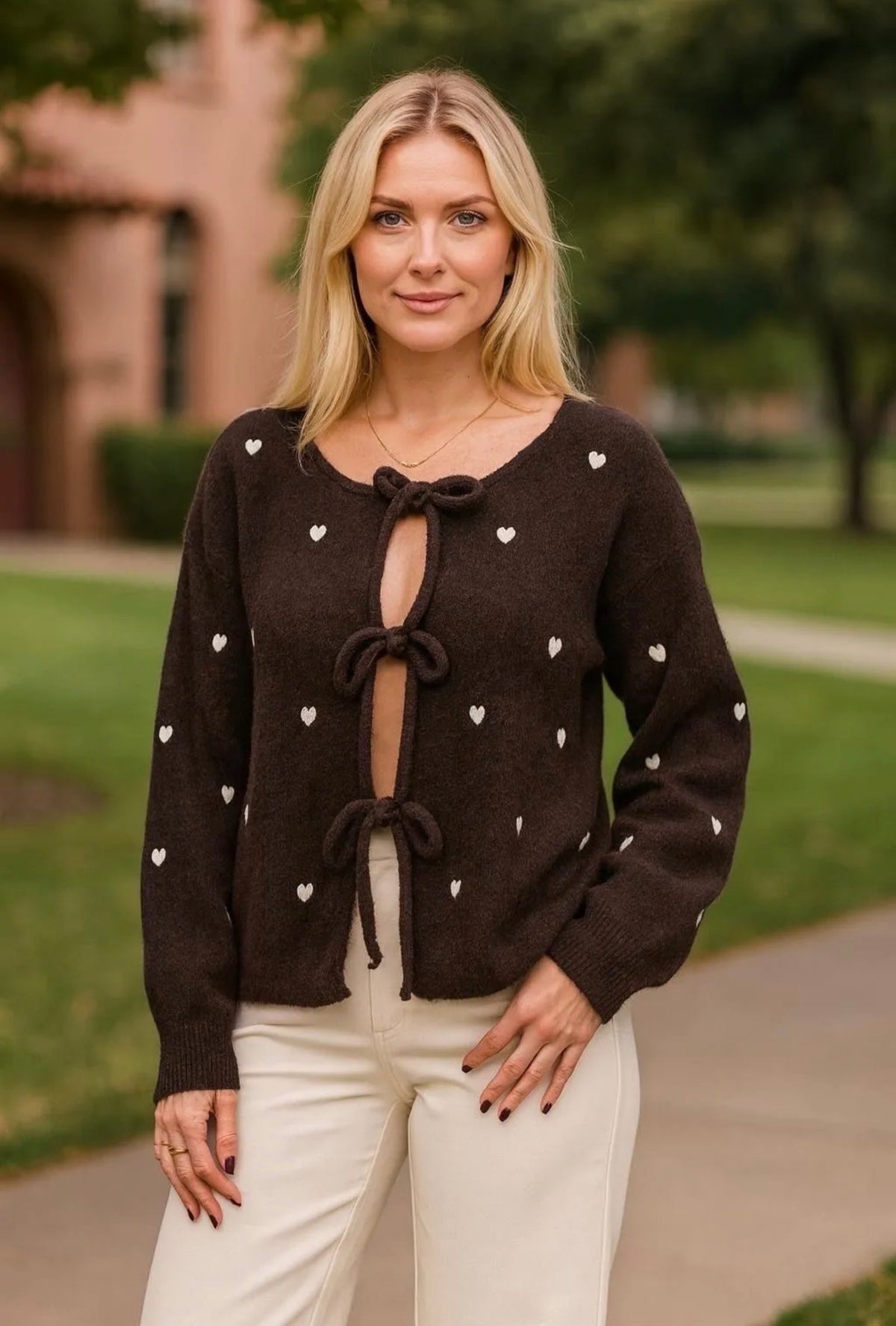 ⊹ HEARTS Strickjacke ⊹