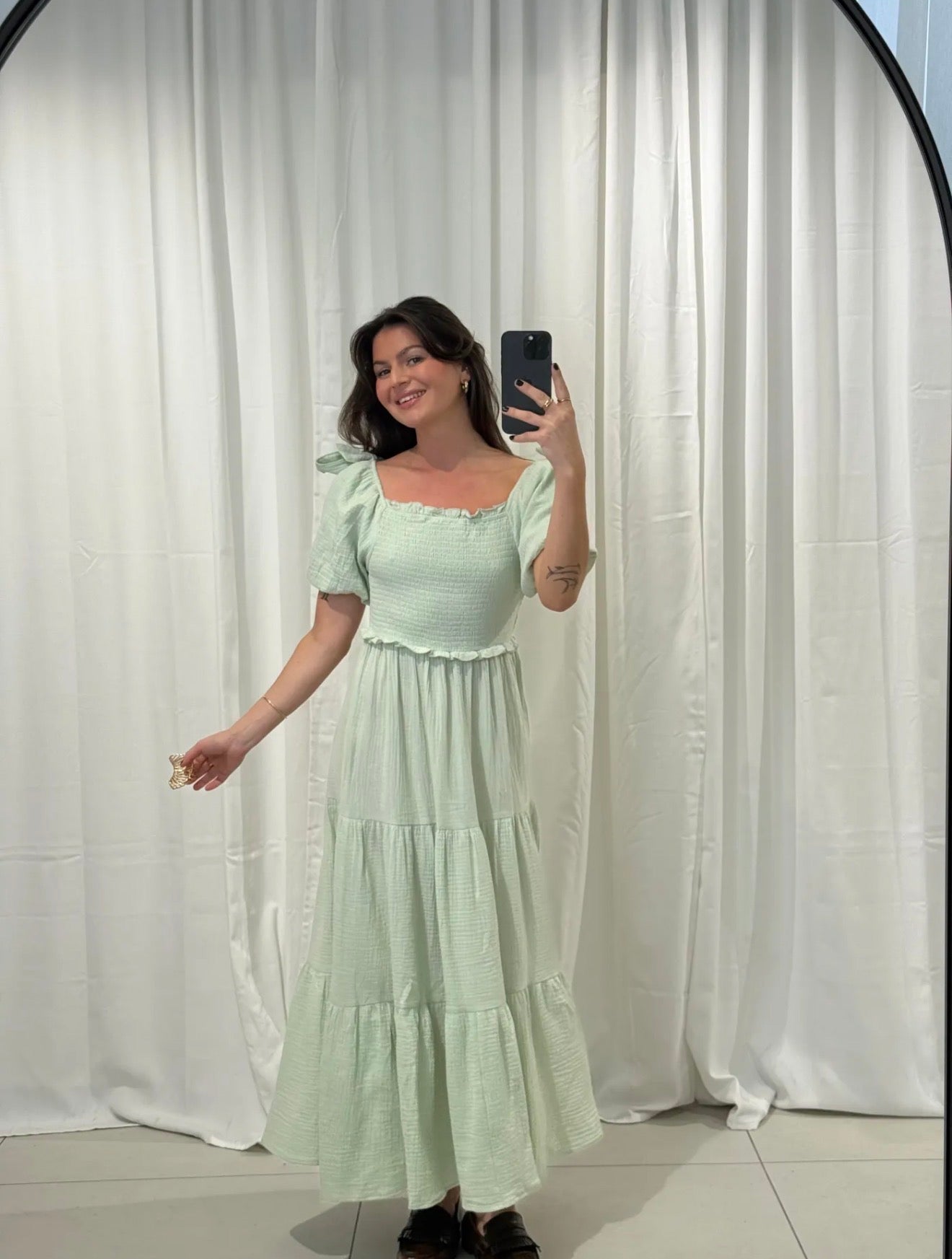 ⊹ IDA Kleid Sage ⊹