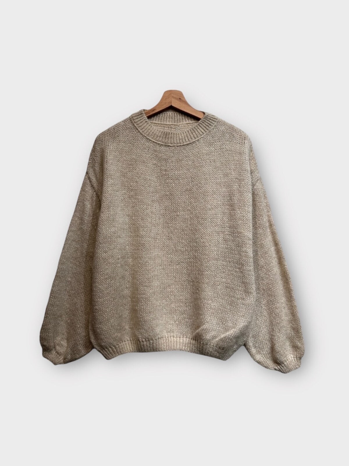 ⊹ Lina Strickpullover Beige ⊹