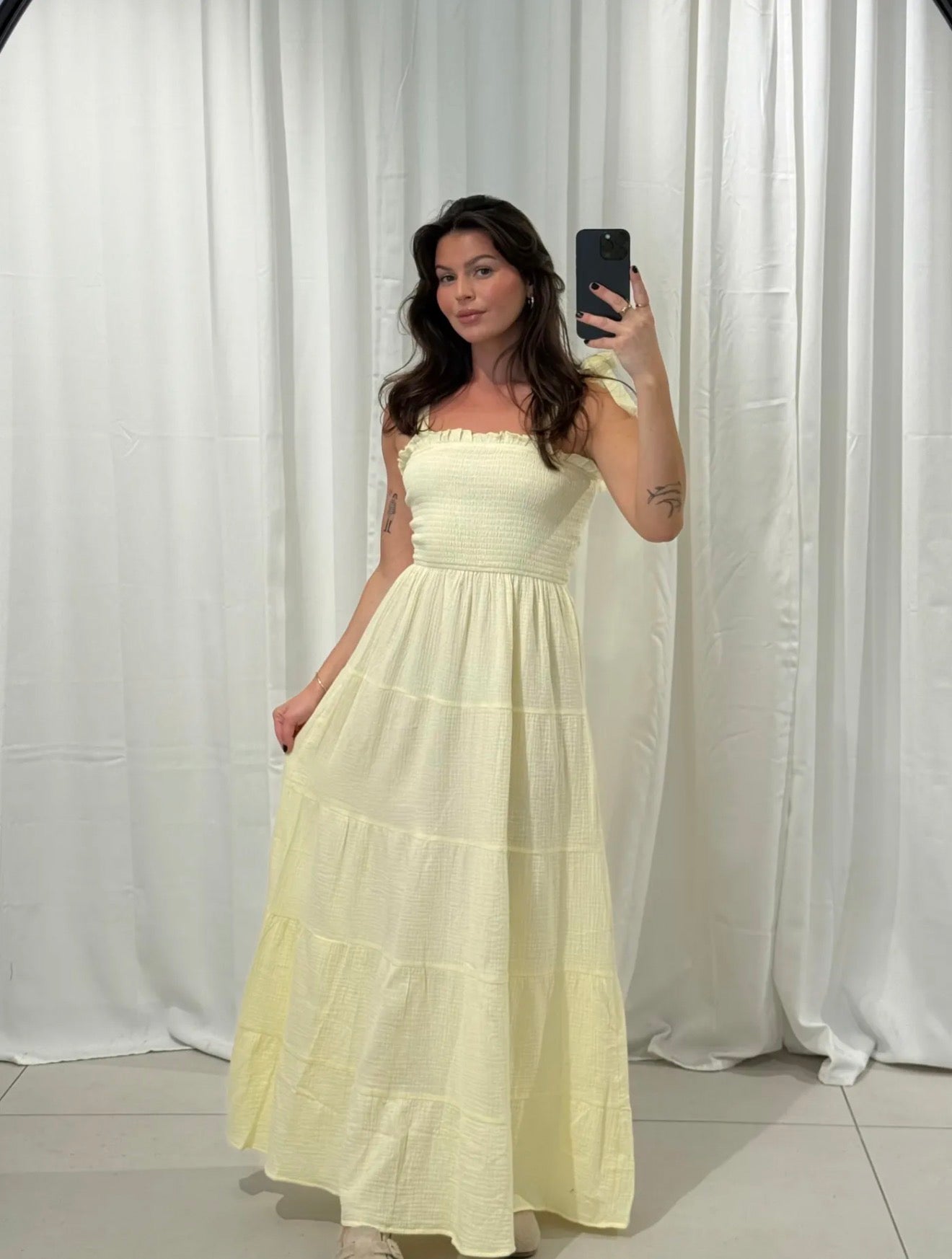 ⊹ OLIVIA Kleid Butteryellow ⊹