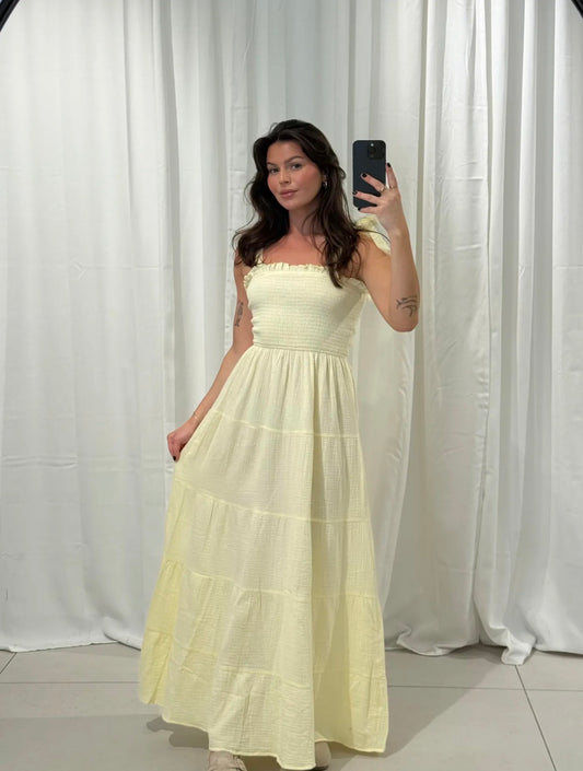 ⊹ OLIVIA Kleid Butteryellow ⊹