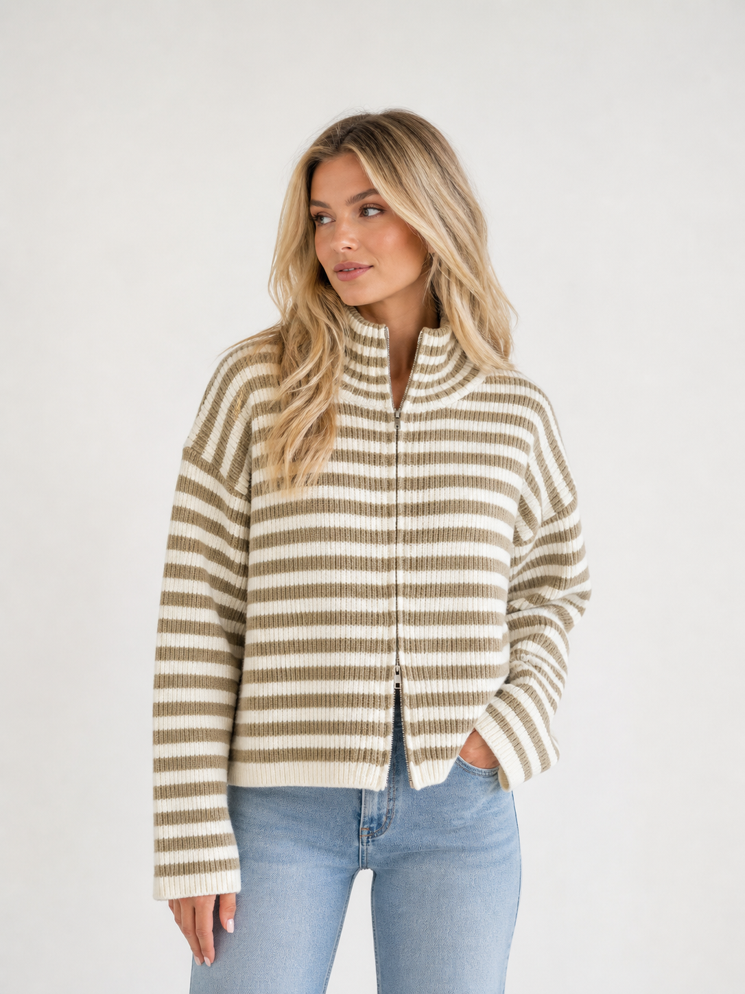 ⊹ MELINA Strickjacke Stripes ⊹