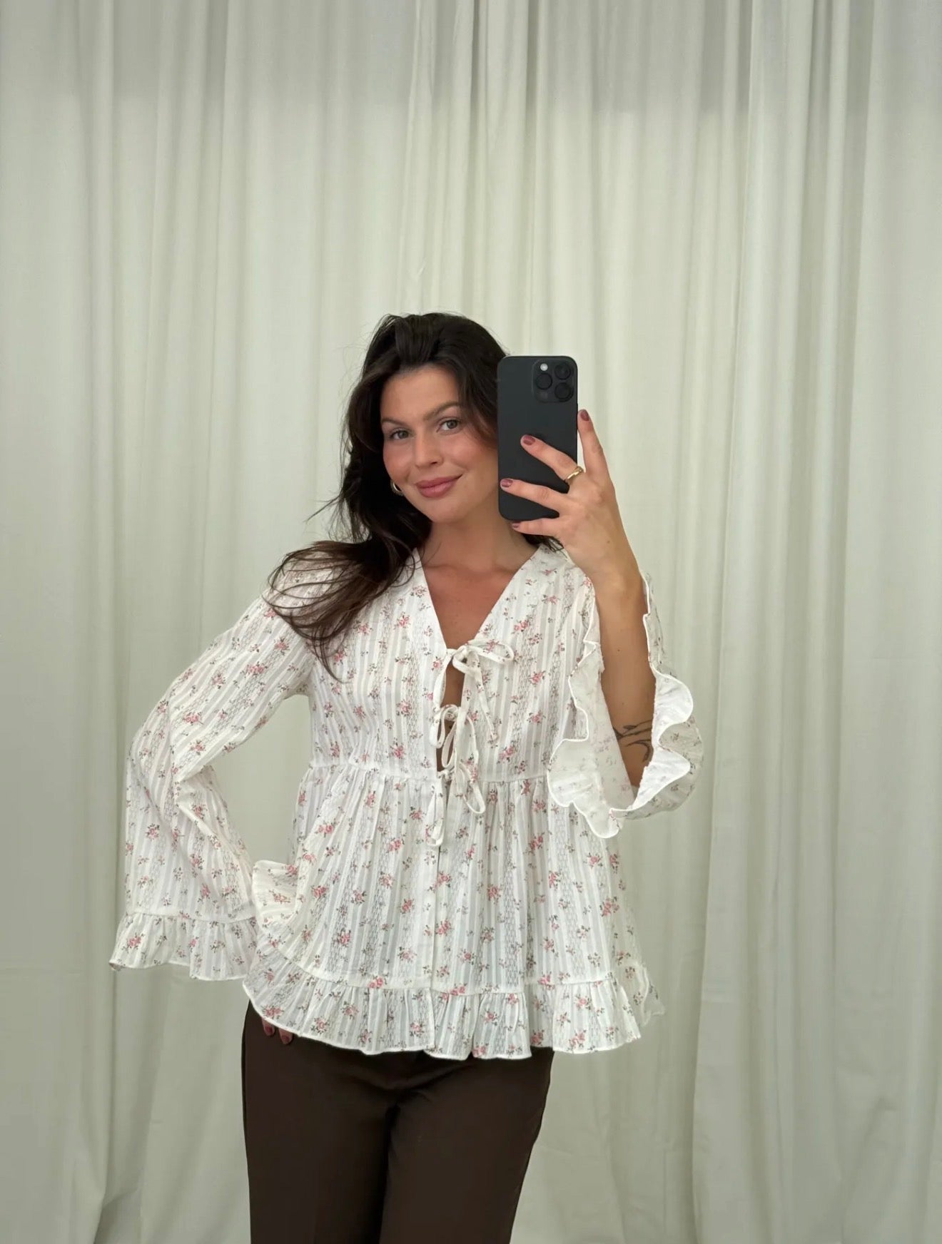 ⊹ BLOOM Bluse White ⊹