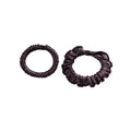 ⊹ SILK Scrunchie Black Duo ⊹