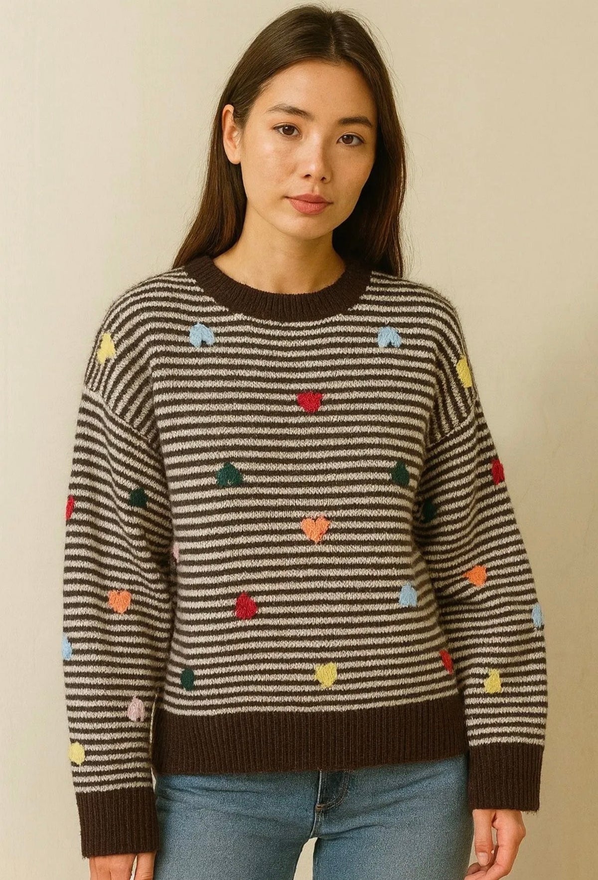 ⊹ COLOR HEART Pullover ⊹