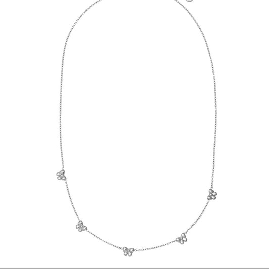 ⊹ BOWTIE Halskette Silber ⊹