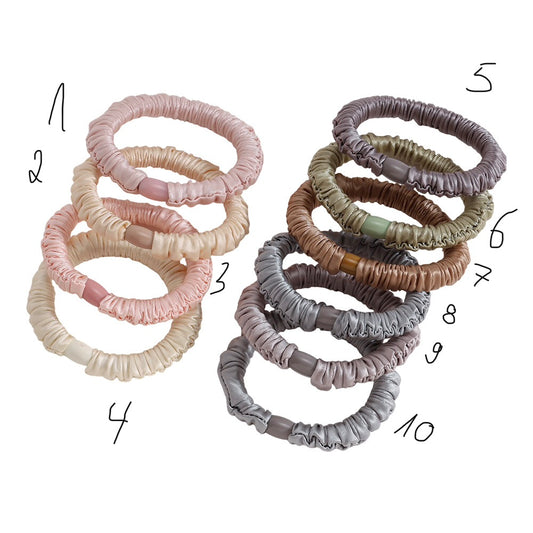 ⊹ SILK Scrunchies  ⊹