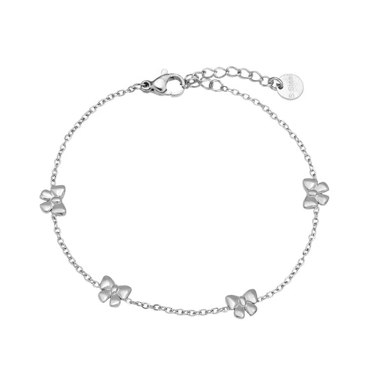 ⊹ BOWTIE Armband Silber ⊹