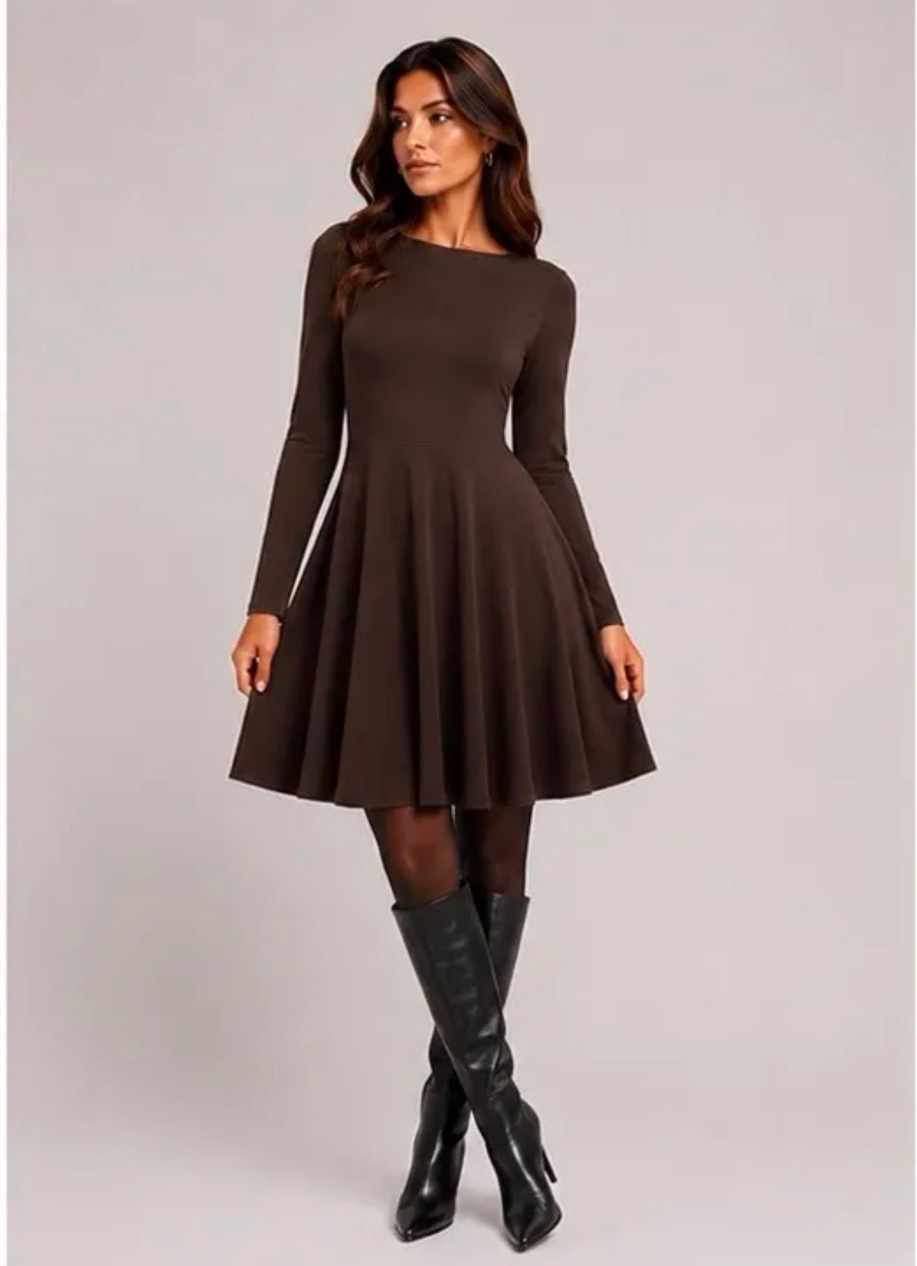 ⊹ PAIGE Kleid Brown ⊹