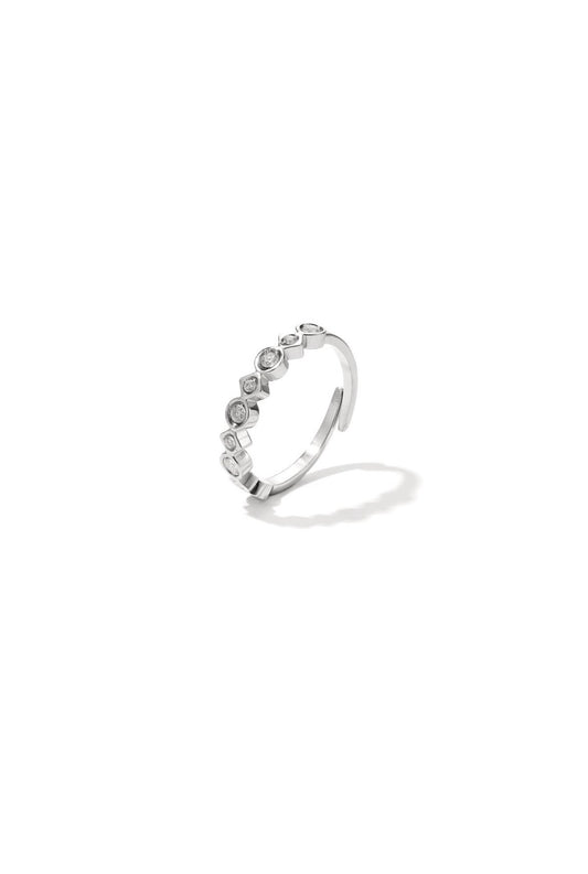 ⊹ CLOUDY Ring Silber ⊹