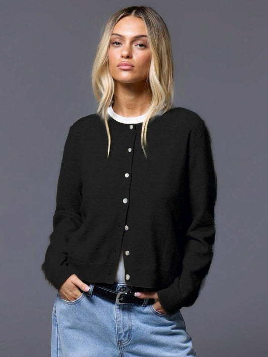 ⊹ BELLA Strickjacke Schwarz ⊹