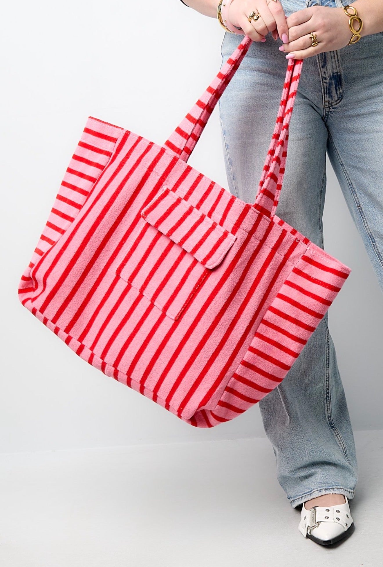 ⊹ STELLA Shopper Red/Rose ⊹
