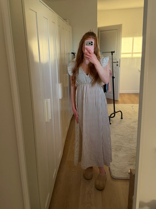 ⊹ FANY Kleid Beige ⊹