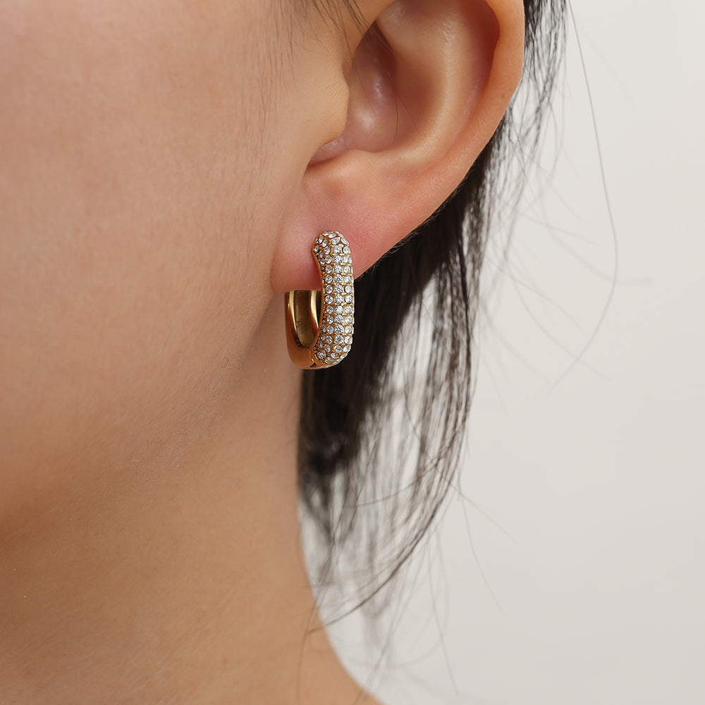 ⊹ CRYSTAL Creolen Gold ⊹