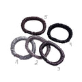 ⊹ SILK Scrunchies Black Edition ⊹