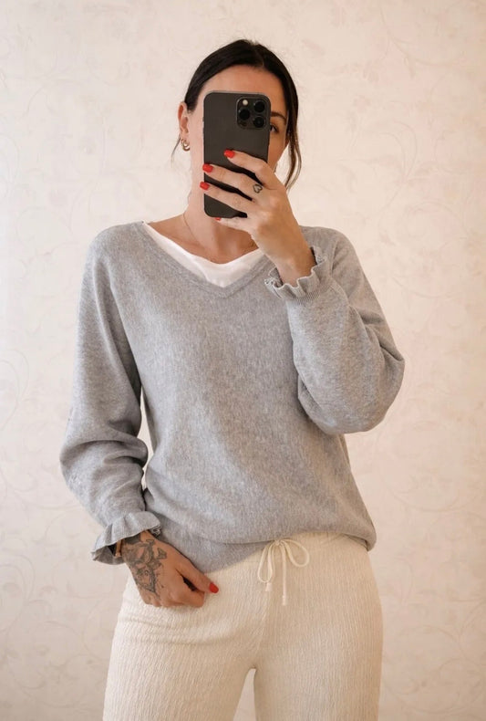 ⊹ MEGGIE Pullover Grey ⊹