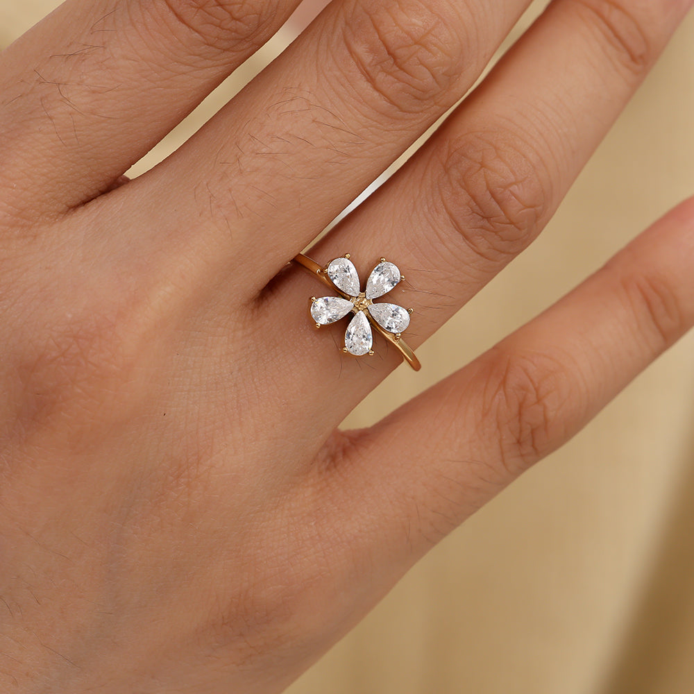 ⊹ FLORA Ring Gold ⊹