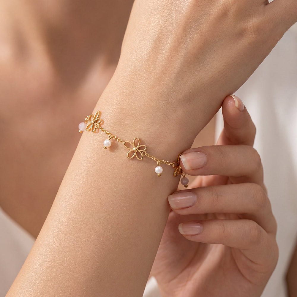 ⊹ FLOWI Armband Gold ⊹