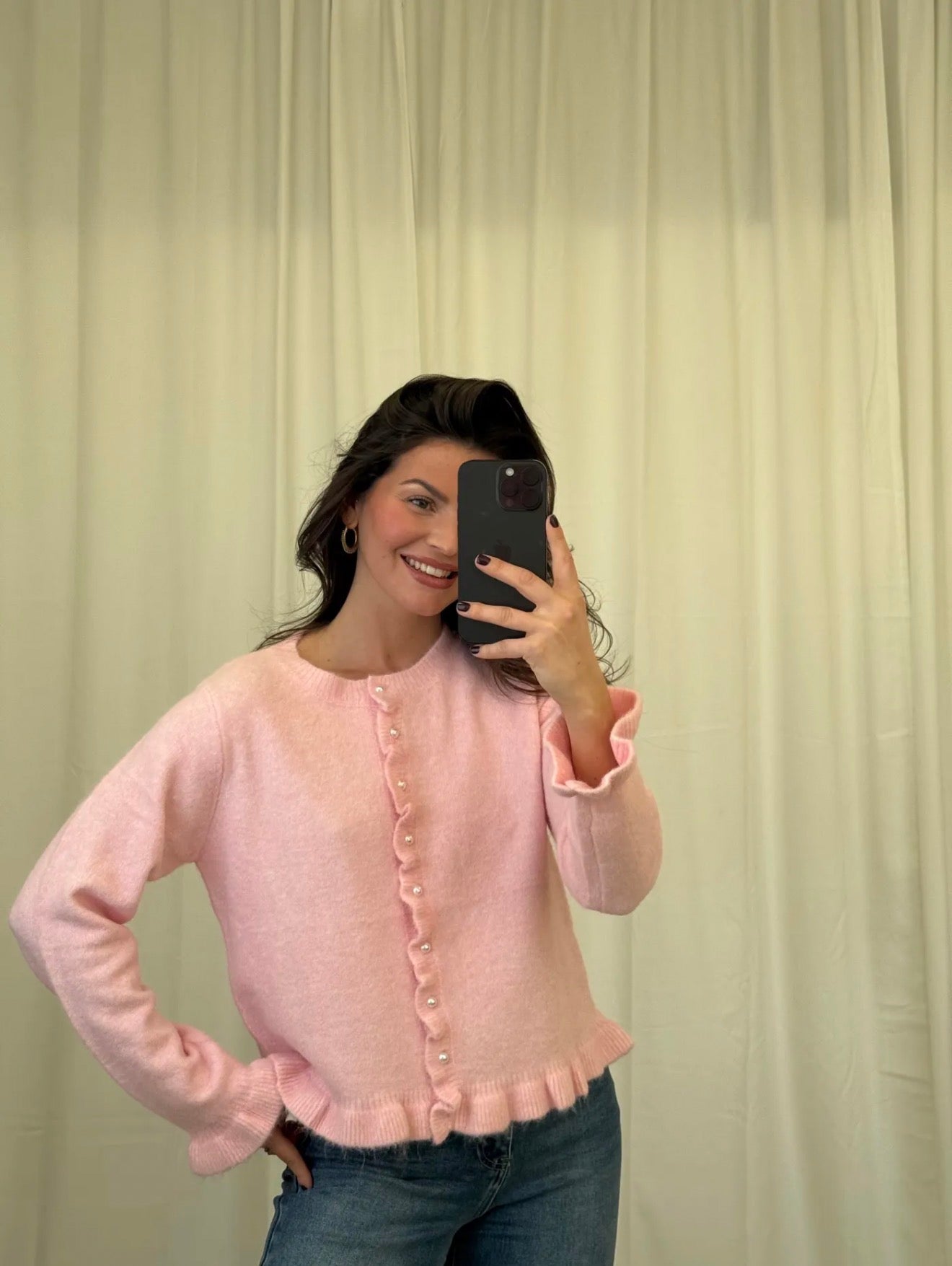 ⊹ PEARLY Strickjacke Rose ⊹